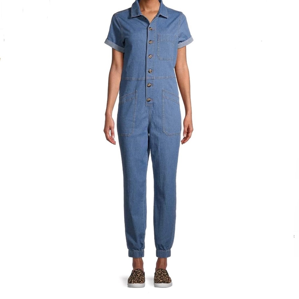 Denim jumpsuit